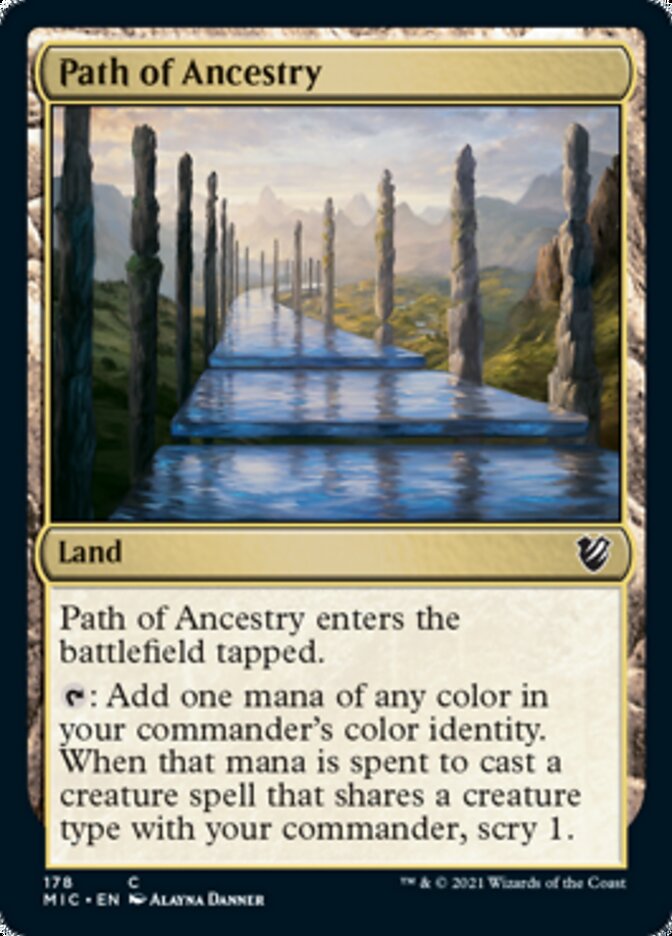 Path of Ancestry [Innistrad: Midnight Hunt Commander] | GnG Games