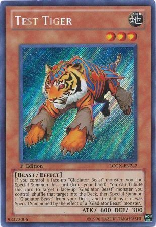 Test Tiger [LCGX-EN242] Secret Rare | GnG Games