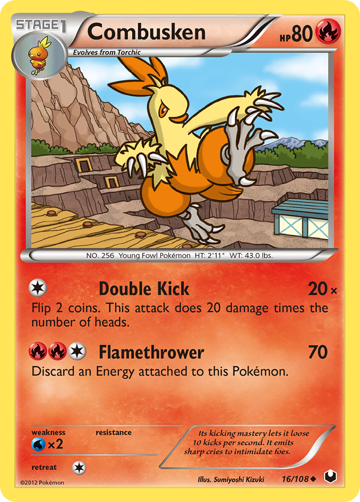 Combusken (16/108) [Black & White: Dark Explorers] | GnG Games