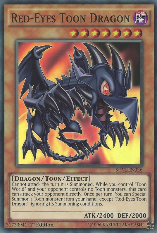 Red-Eyes Toon Dragon [SHVI-EN036] Super Rare | GnG Games