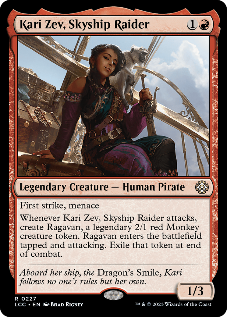 Kari Zev, Skyship Raider [The Lost Caverns of Ixalan Commander] | GnG Games