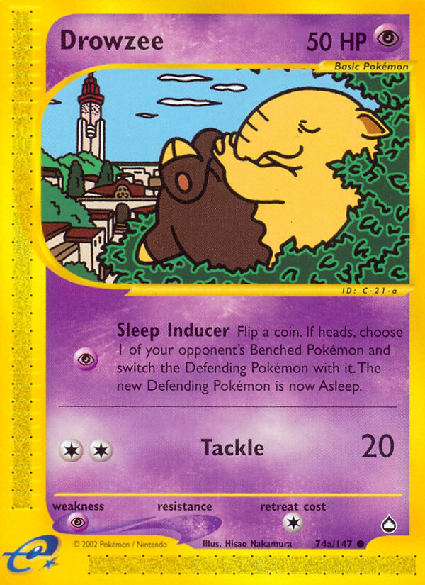 Drowzee (74a/147) [Aquapolis] | GnG Games