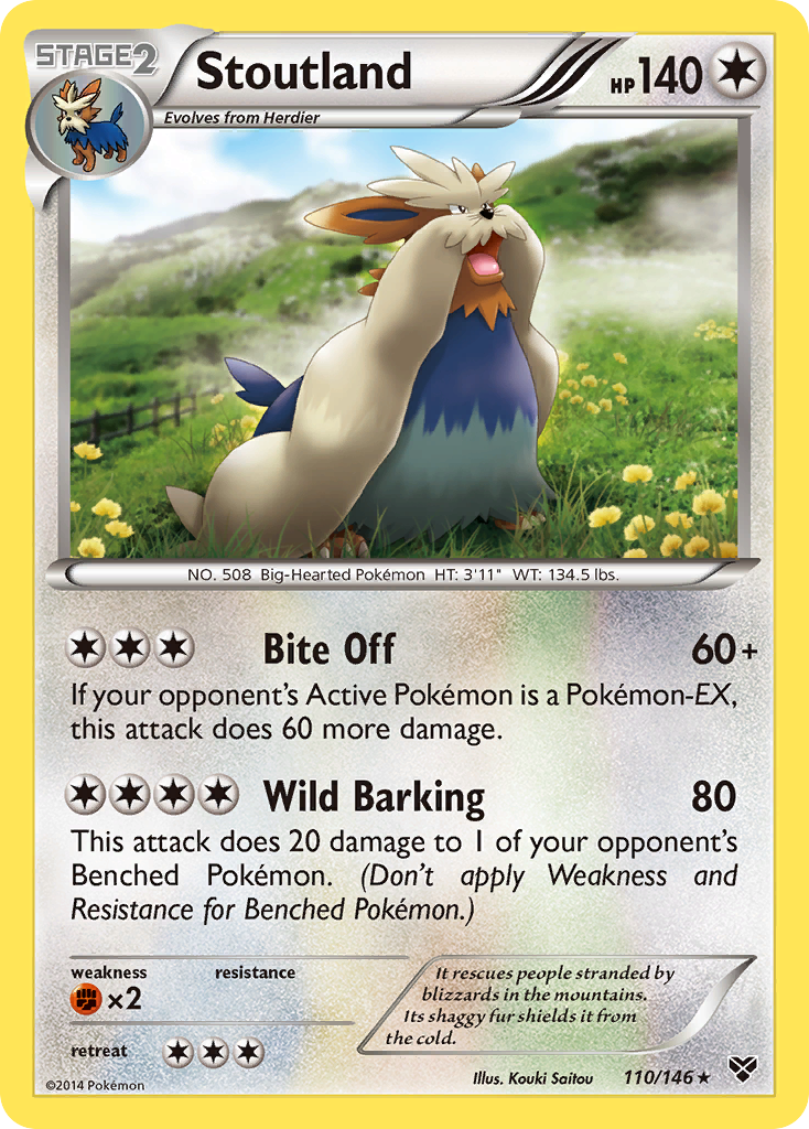 Stoutland (110/146) [XY: Base Set] | GnG Games