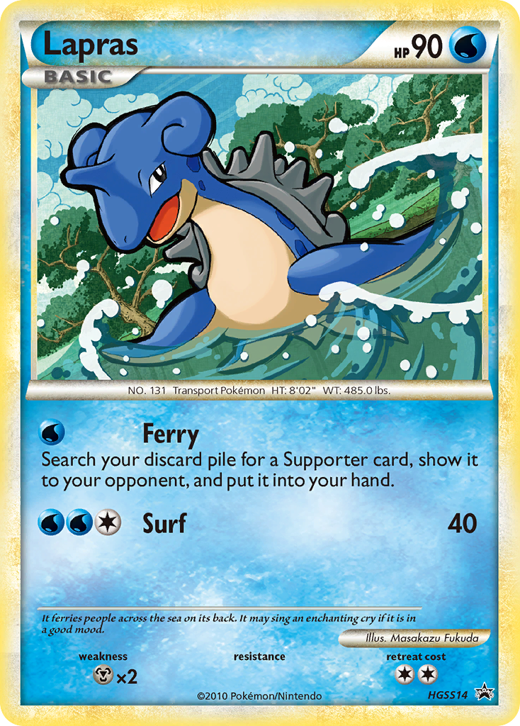 Lapras (HGSS14) [HeartGold & SoulSilver: Black Star Promos] | GnG Games