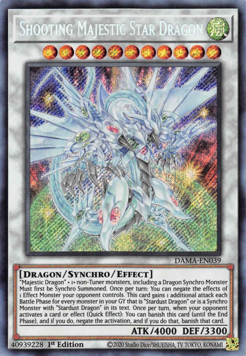 Shooting Majestic Star Dragon [DAMA-EN039] Starlight Rare | GnG Games