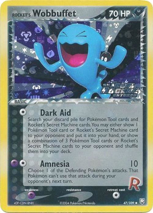 Rocket's Wobbuffet (47/109) (Stamped) [EX: Team Rocket Returns] | GnG Games