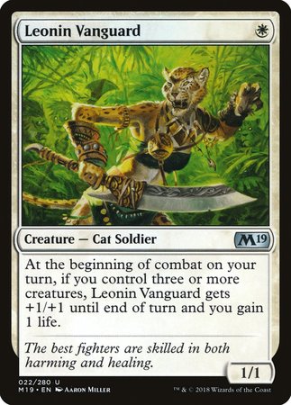 Leonin Vanguard [Core Set 2019] | GnG Games