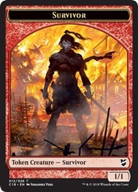 Survivor // Myr (023) Double-sided Token [Commander 2018 Tokens] | GnG Games