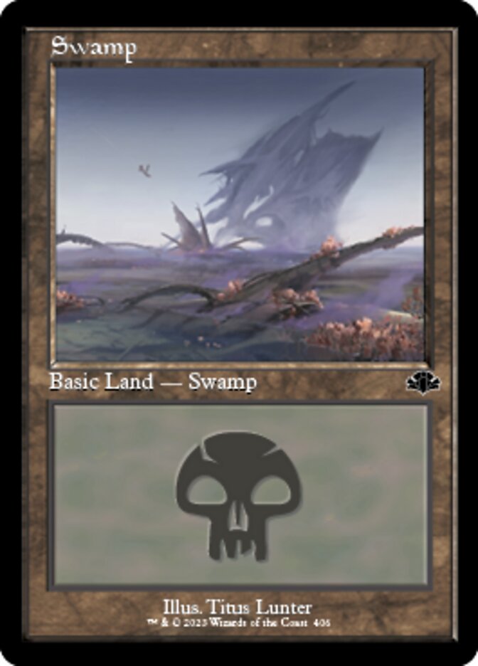 Swamp (406) (Retro) [Dominaria Remastered] | GnG Games