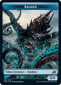 Kraken // Human Soldier (005) Double-sided Token [Ikoria: Lair of Behemoths Tokens] | GnG Games
