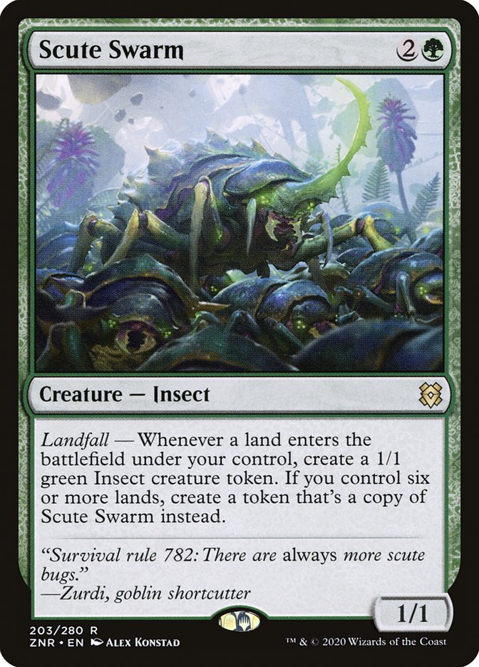 Scute Swarm [Zendikar Rising] | GnG Games