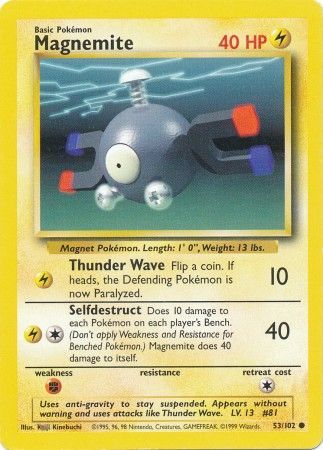 Magnemite (53/102) [Base Set Unlimited] | GnG Games