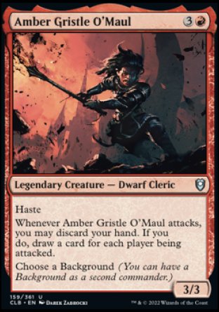 Amber Gristle O'Maul [Commander Legends: Battle for Baldur's Gate] | GnG Games