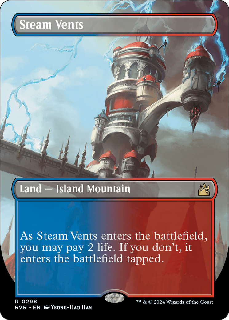 Steam Vents (Borderless) [Ravnica Remastered] | GnG Games