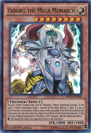 Zaborg the Mega Monarch [MP15-EN154] Ultra Rare | GnG Games