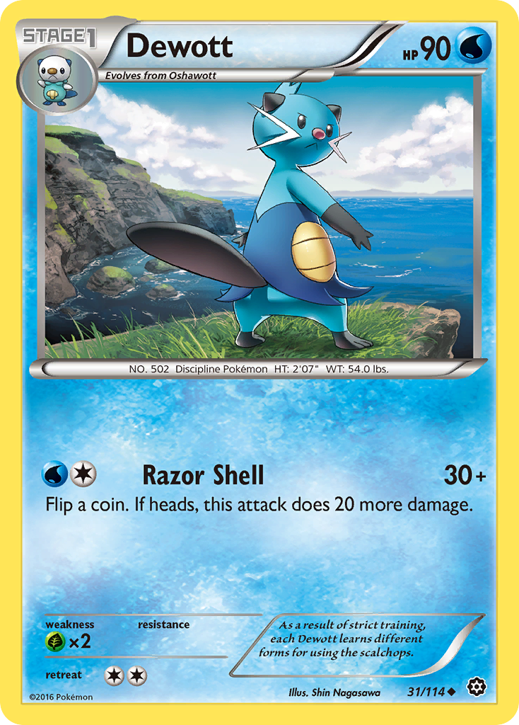 Dewott (31/114) [XY: Steam Siege] | GnG Games