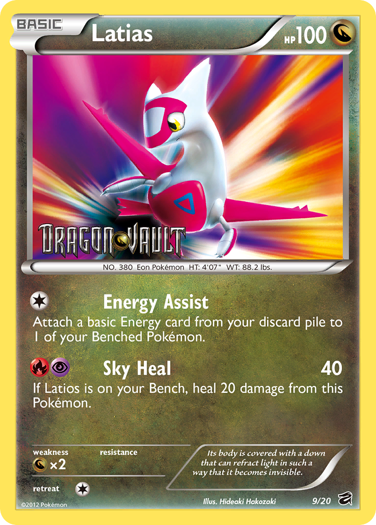 Latias (9/20) [Black & White: Dragon Vault] | GnG Games