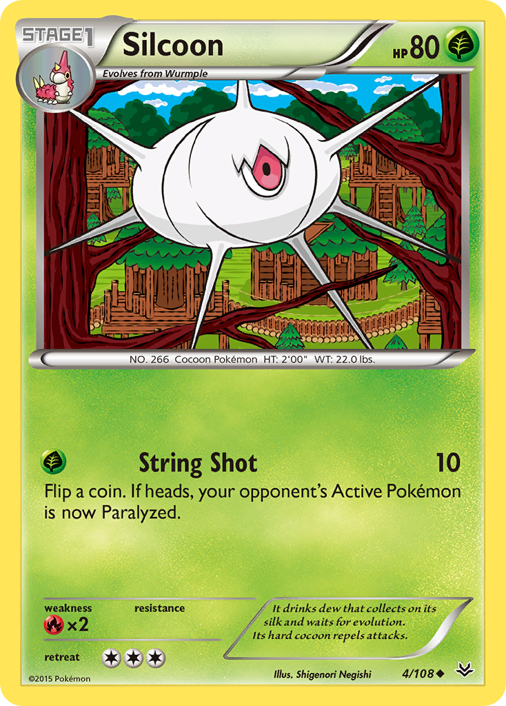 Silcoon (4/108) [XY: Roaring Skies] | GnG Games