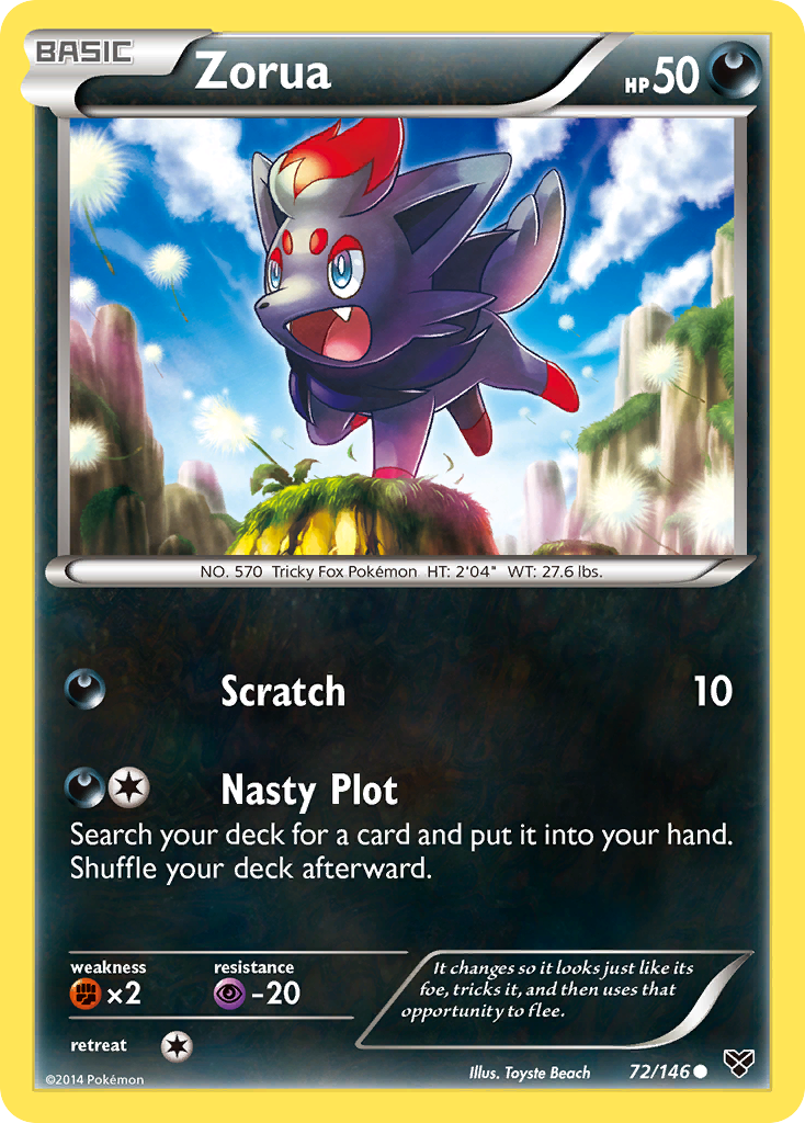 Zorua (72/146) [XY: Base Set] | GnG Games