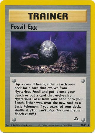 Fossil Egg (72/75) [Neo Discovery Unlimited] | GnG Games