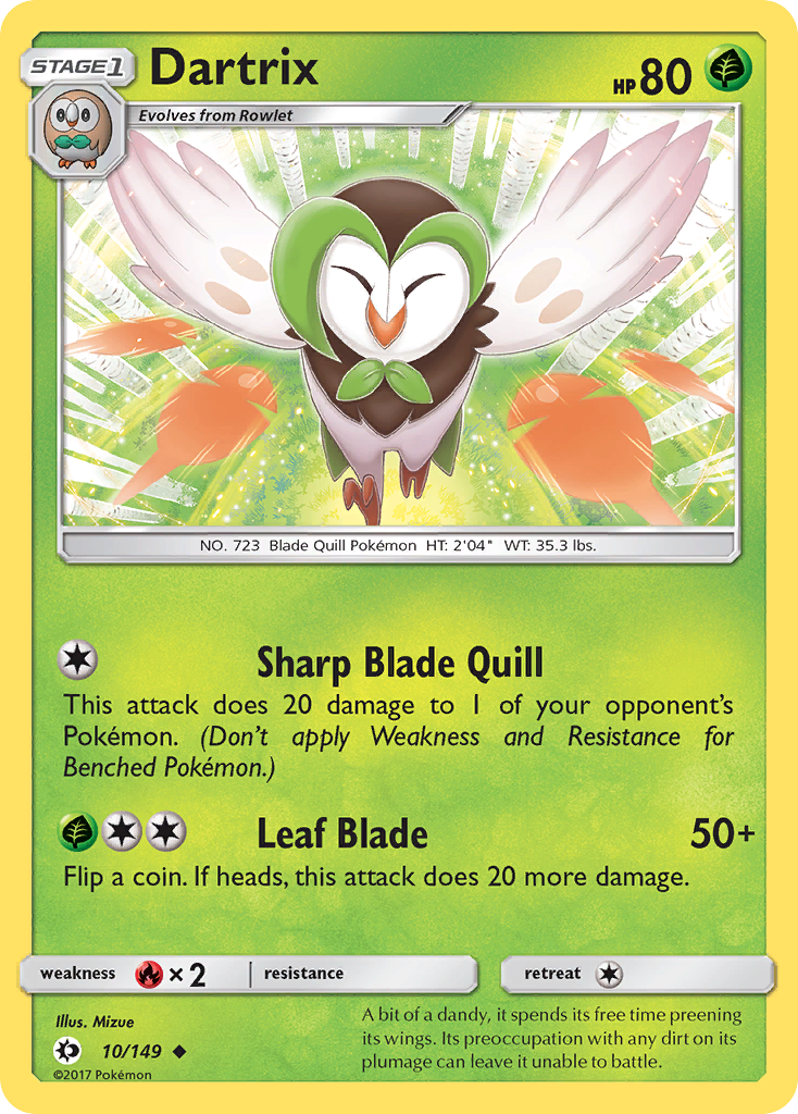 Dartrix (10/149) [Sun & Moon: Base Set] | GnG Games