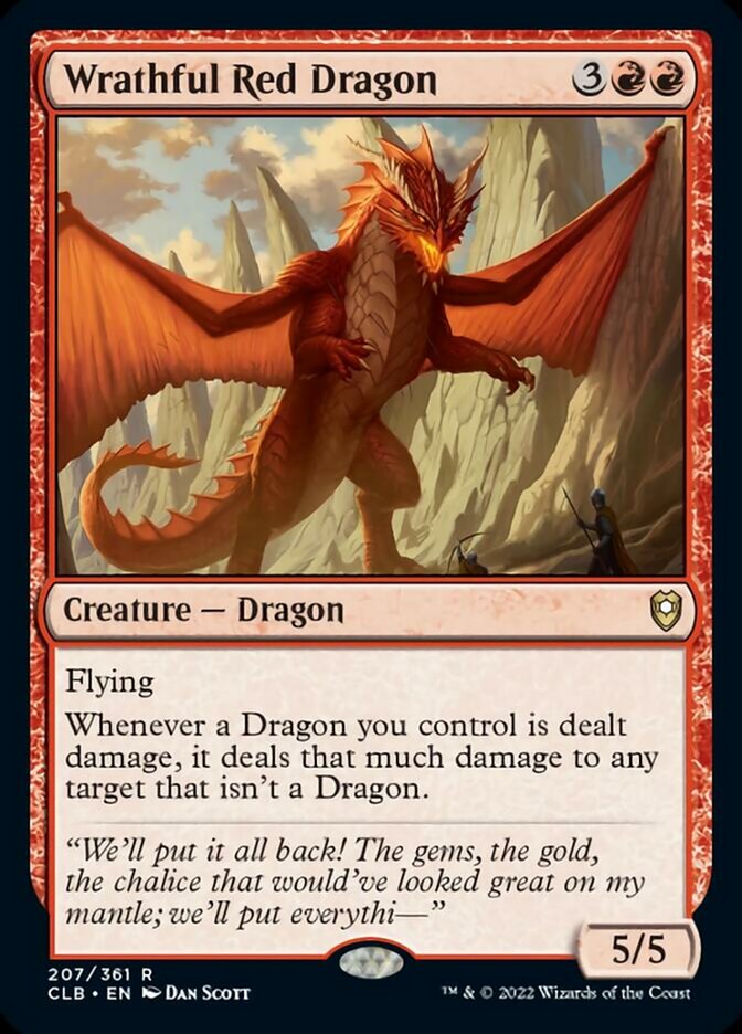 Wrathful Red Dragon [Commander Legends: Battle for Baldur's Gate] | GnG Games