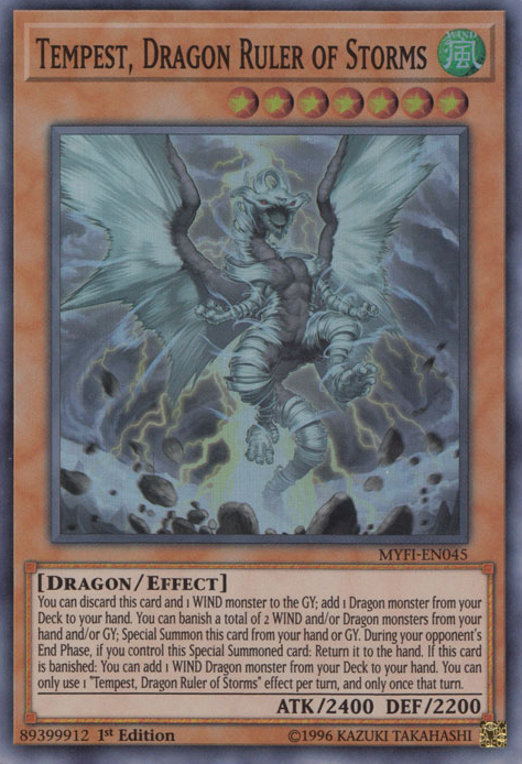 Tempest, Dragon Ruler of Storms [MYFI-EN045] Super Rare | GnG Games