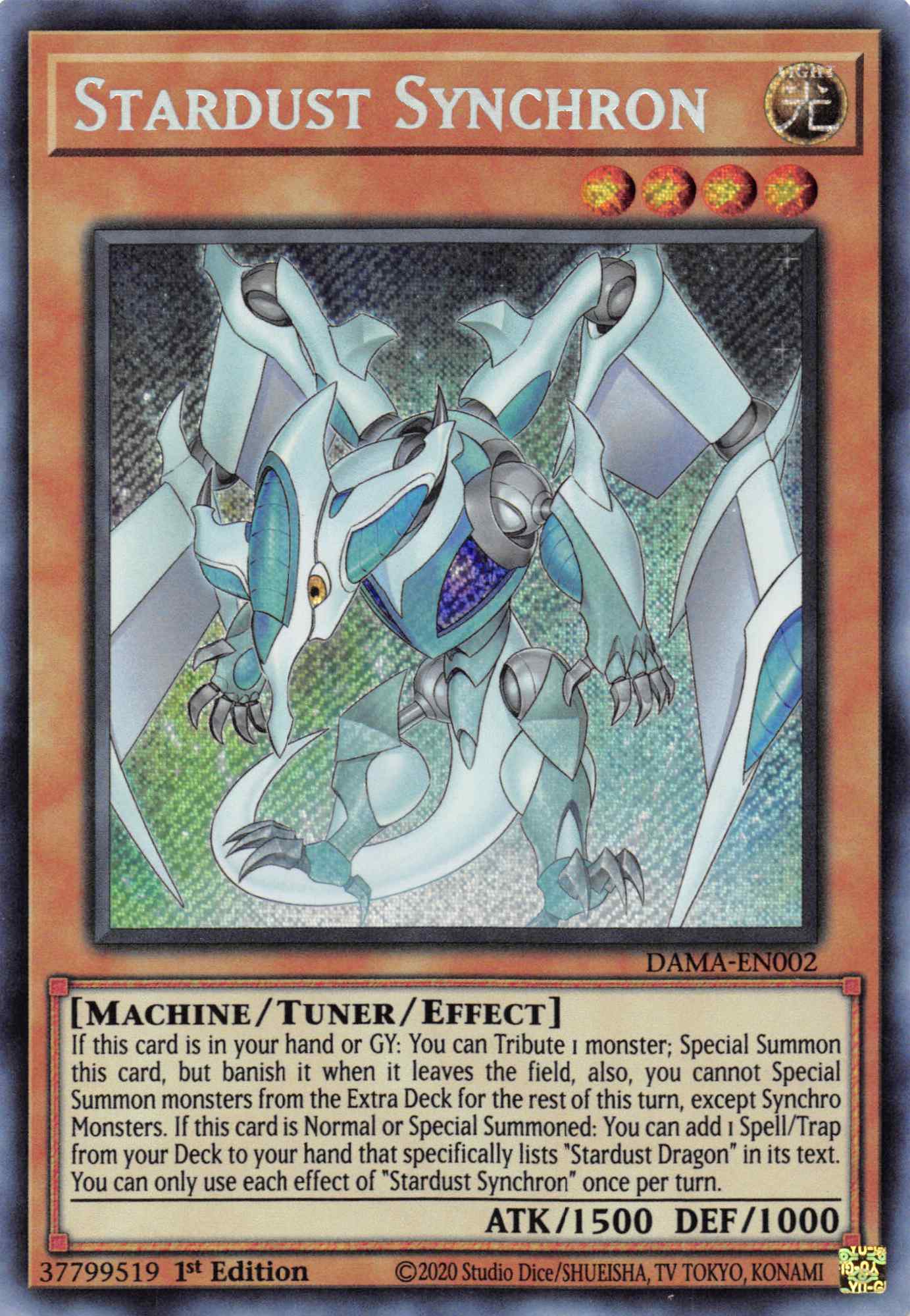 Stardust Synchron [DAMA-EN002] Secret Rare | GnG Games