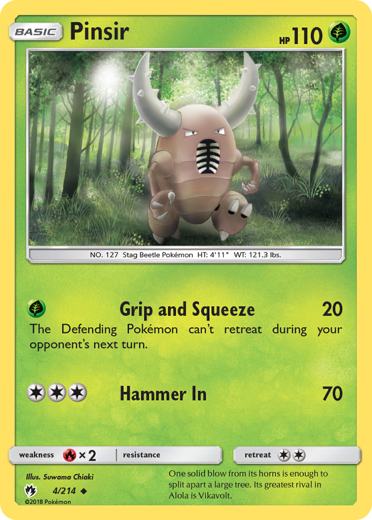 Pinsir (4/214) [Sun & Moon: Lost Thunder] | GnG Games