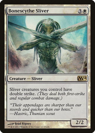 Bonescythe Sliver [Duels of the Planeswalkers 2013 Promos ] | GnG Games