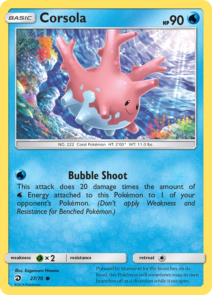 Corsola (27/70) [Sun & Moon: Dragon Majesty] | GnG Games