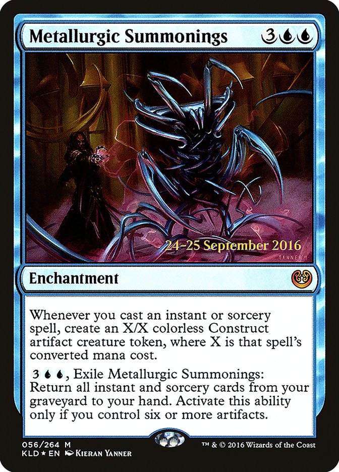 Metallurgic Summonings  [Kaladesh Prerelease Promos] | GnG Games