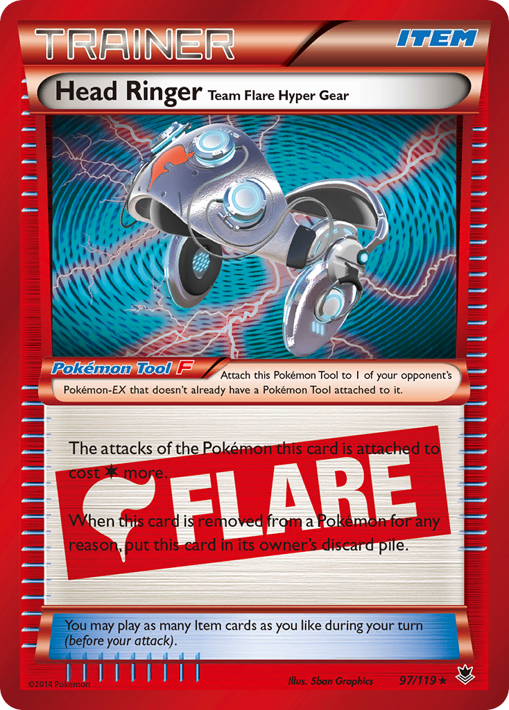 Head Ringer Team Flare Hyper Gear (97/119) [XY: Phantom Forces] | GnG Games