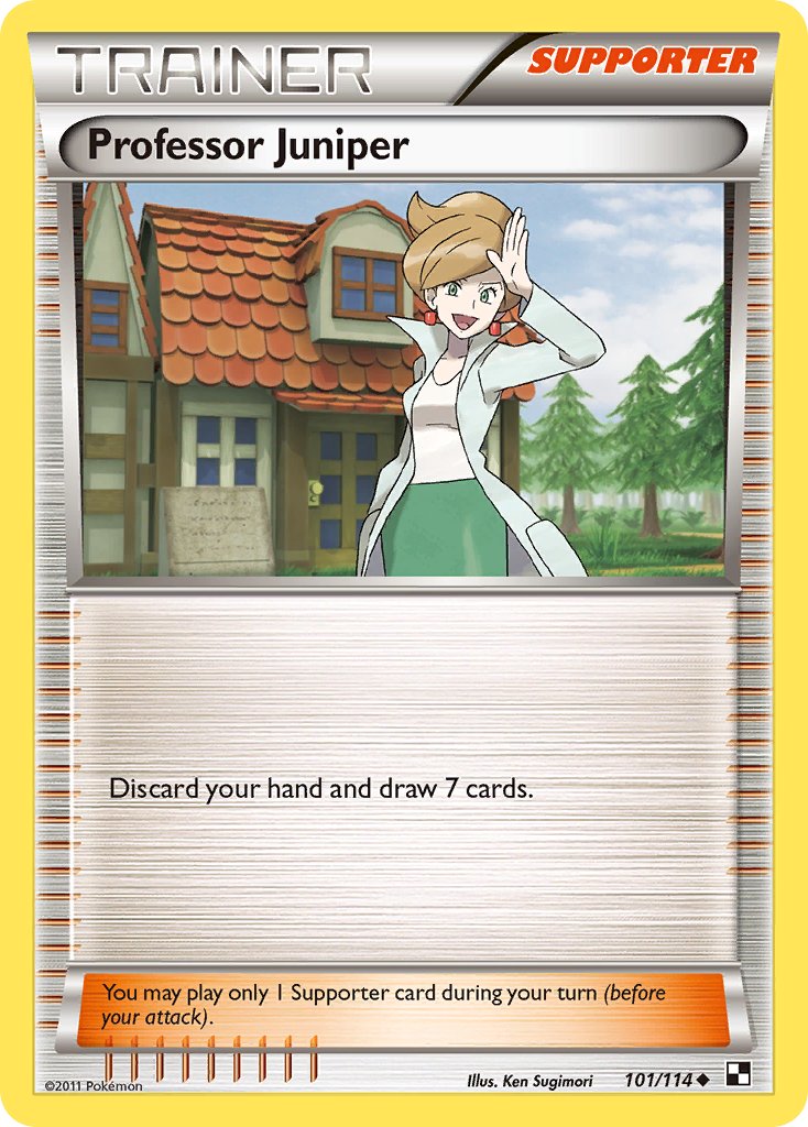 Professor Juniper (101/114) [Black & White: Base Set] | GnG Games