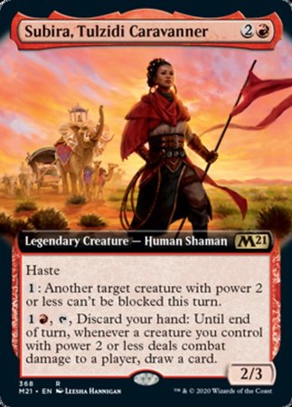 Subira, Tulzidi Caravanner (Extended Art) [Core Set 2021] | GnG Games