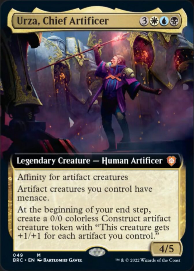 Urza, Chief Artificer (Extended Art) [The Brothers' War Commander] | GnG Games