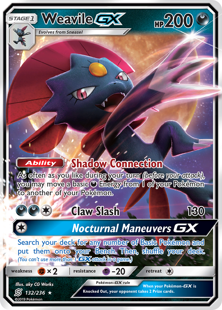 Weavile GX (132/236) [Sun & Moon: Unified Minds] | GnG Games