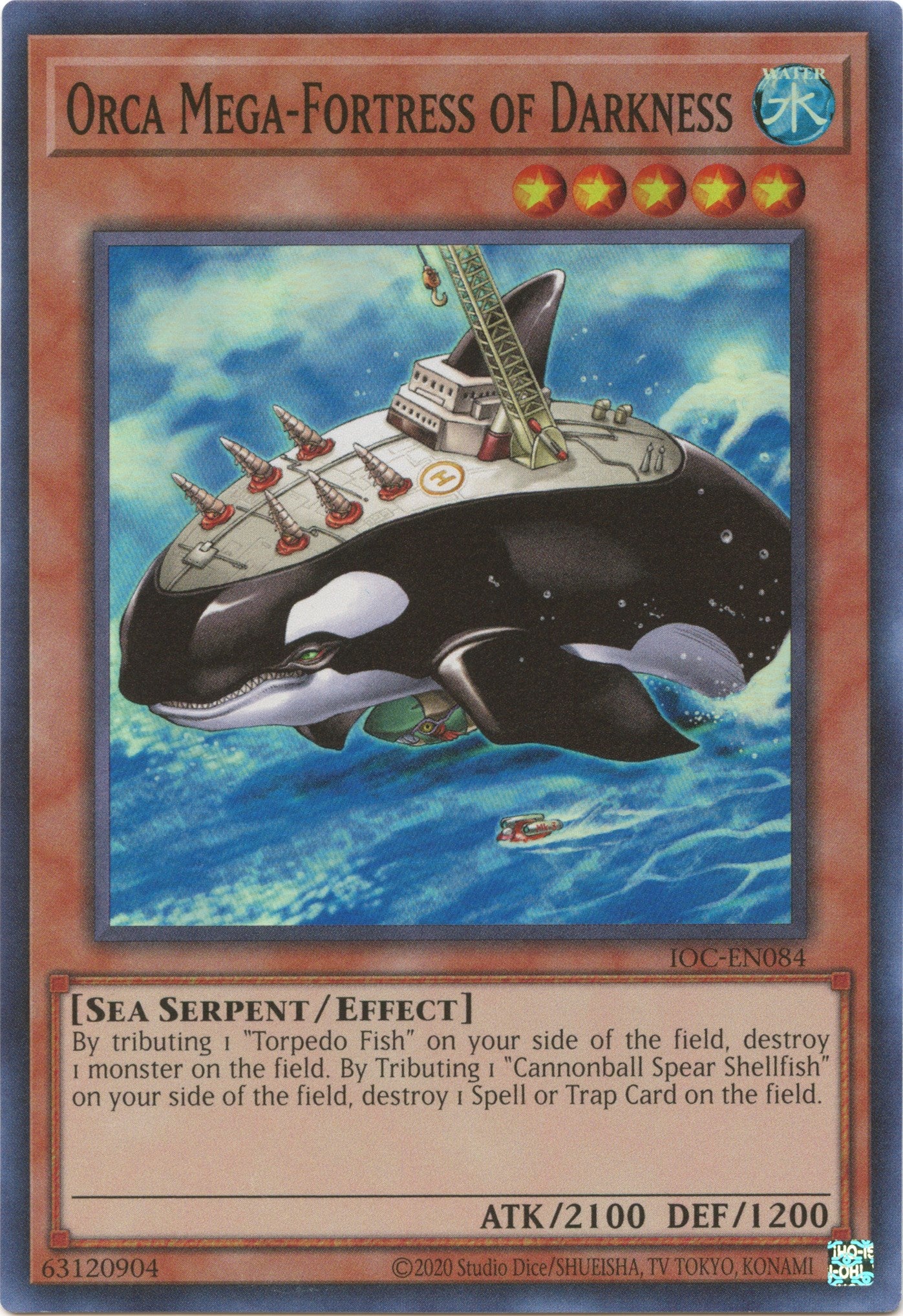Orca Mega-Fortress of Darkness (25th Anniversary) [IOC-EN084] Super Rare | GnG Games