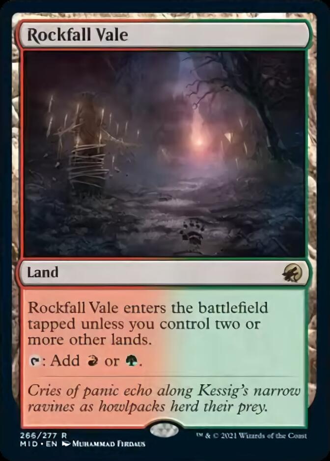 Rockfall Vale [Innistrad: Midnight Hunt] | GnG Games