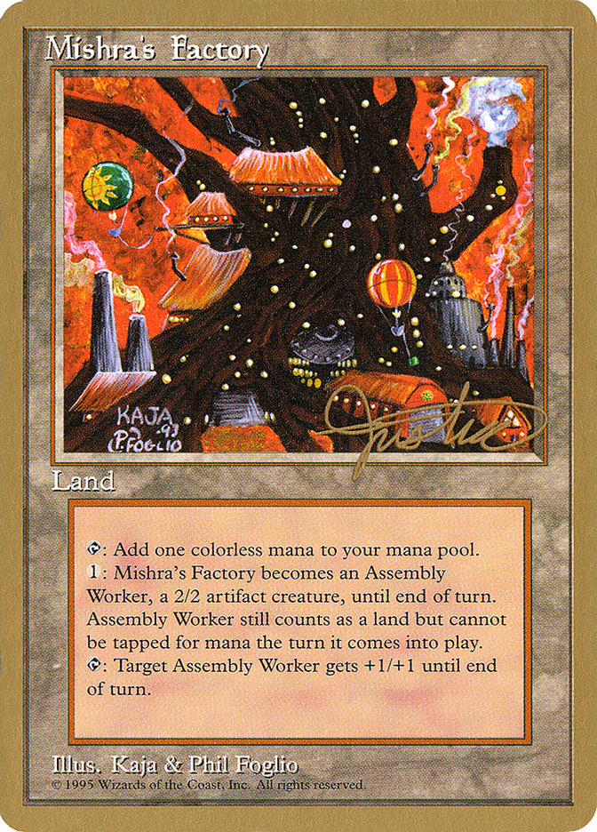 Mishra's Factory (Mark Justice) [Pro Tour Collector Set] | GnG Games
