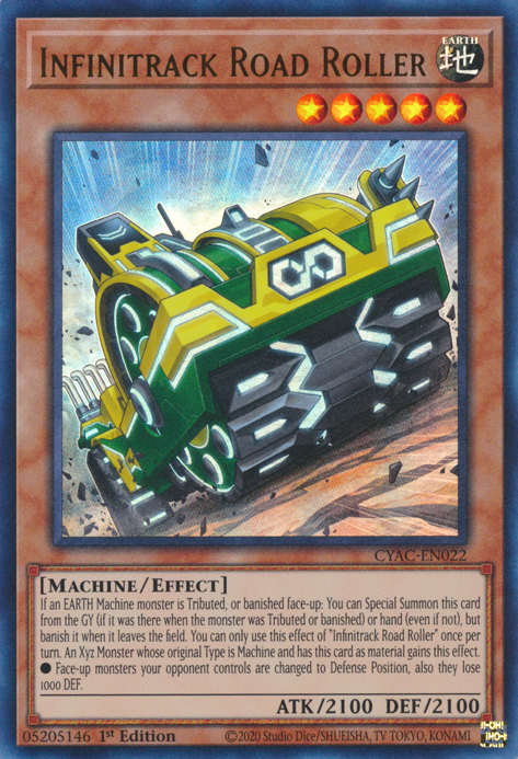 Infinitrack Road Roller [CYAC-EN022] Ultra Rare | GnG Games