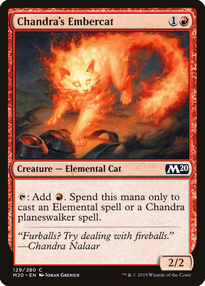 Chandra's Embercat [Core Set 2020] | GnG Games