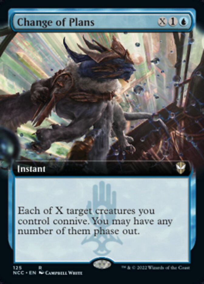 Change of Plans (Extended Art) [Streets of New Capenna Commander] | GnG Games