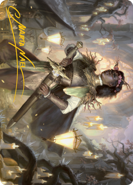 Sungold Sentinel Art Card (Gold-Stamped Signature) [Innistrad: Midnight Hunt Art Series] | GnG Games