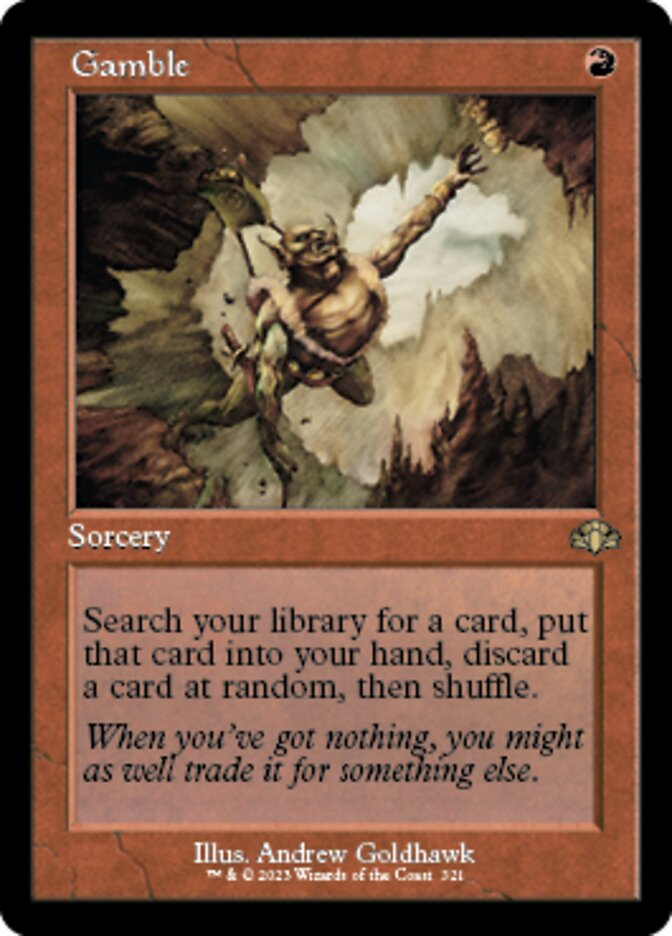 Gamble (Retro) [Dominaria Remastered] | GnG Games