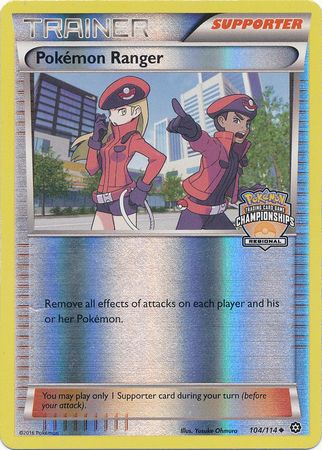 Pokemon Ranger (104/114) (Championship Promo) [XY: Steam Siege] | GnG Games