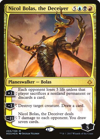 Nicol Bolas, the Deceiver [Hour of Devastation] | GnG Games