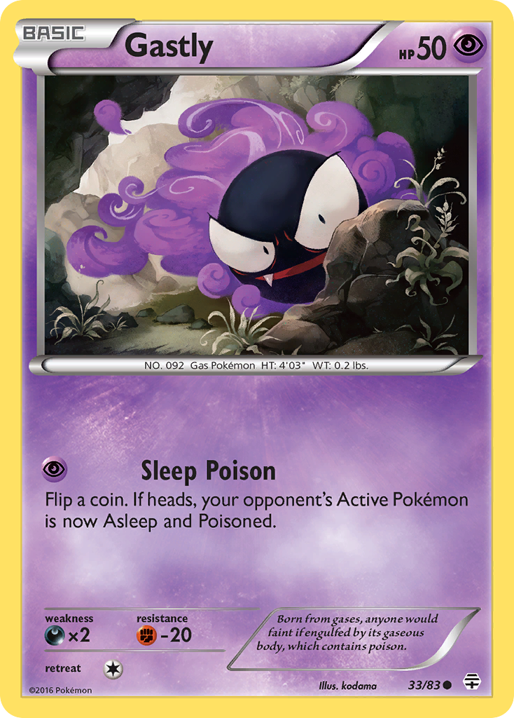 Gastly (33/83) [XY: Generations] | GnG Games