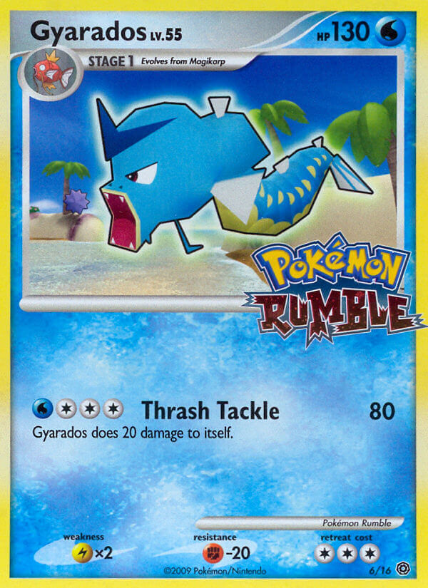 Gyarados (6/16) [Pokémon Rumble] | GnG Games