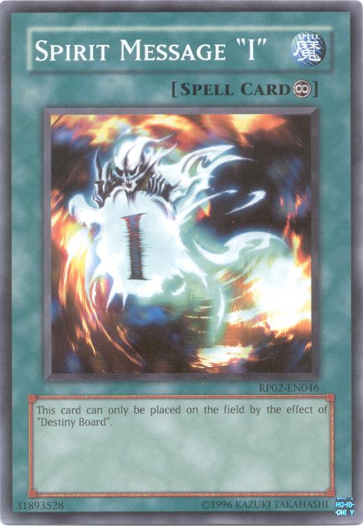 Spirit Message "I" [RP02-EN046] Common | GnG Games